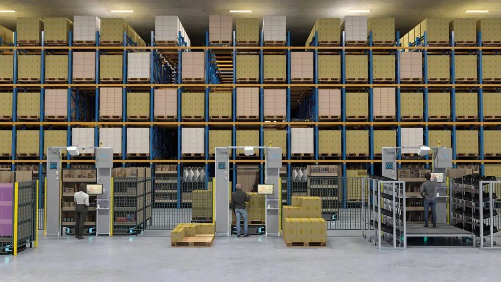 Sky Storage & Ground Floor Goods to Person